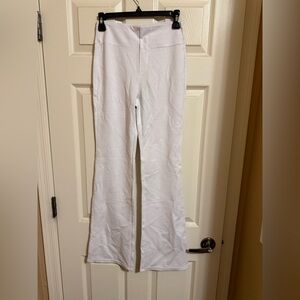 Halara White Flared Legging Pants XS Tall